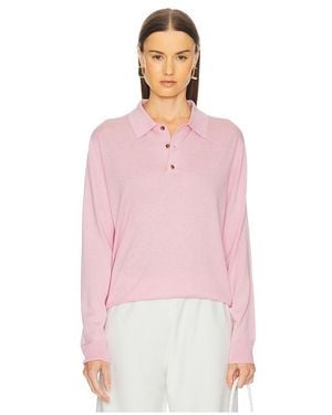 La Ligne Ben Polo Top - Pink