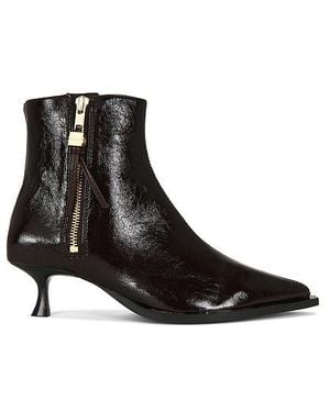 Ganni Bota Ana Ankle Deep Vintage En Color Chocolate Talla (También En 37, 38, 39, 40) - Negro