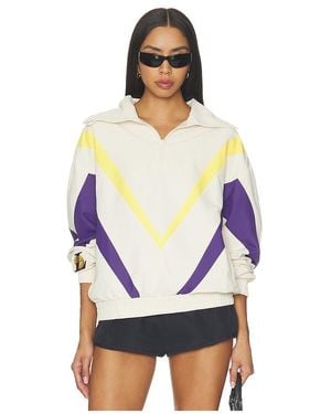 Terez Los Angeles Lakers Windbreaker - White
