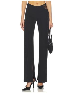 Vaillant Lace Hip Cut Out Straight Leg - Blue