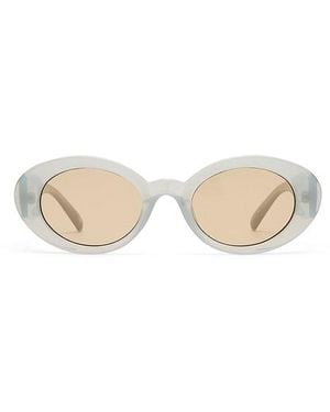 Le Specs Nouveau Vie Sunglasses - White