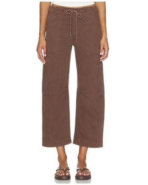 Pistola Sabrina Curved Utility Pant - Brown