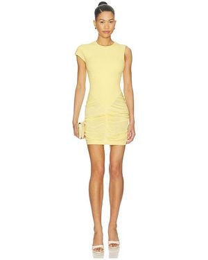 Et Ochs Ingrid Knit Mini Dress - Yellow