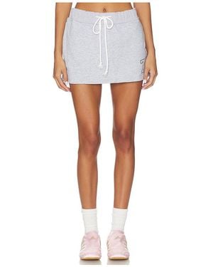 superdown Falda Kasia En Color Gris Claro Talla (También En M, S, Xl, Xs, Xxs) - Blanco