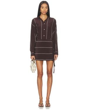 Bondi Born Orta Silk Mini Dress - Multicolor