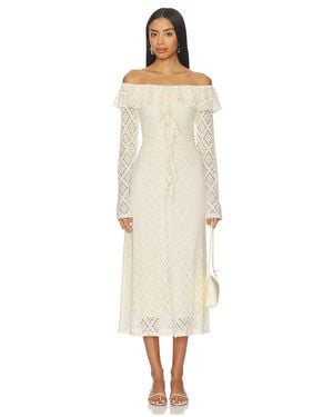 Astr Dorian Dress - White