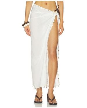 SNDY'S Zelie Shell Wrap - White