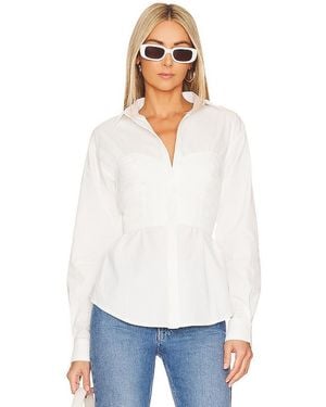 SOVERE Capture Corset Top - White