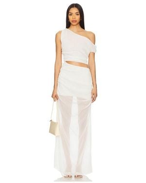 SNDY'S Kilee Maxi Dress - White