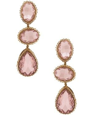Deepa Gurnani Pendientes Hadlee En ,Metallic Talla - Multicolor