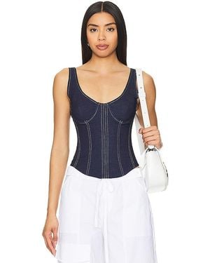 superdown Aida Bustier - Blue