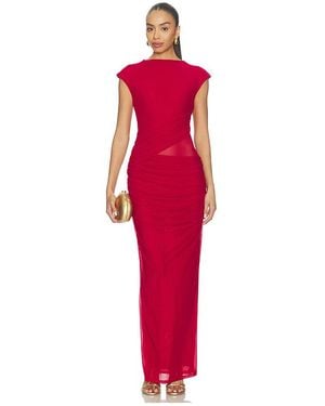 SNDY'S Kleid Lorelai Maxi - Rot