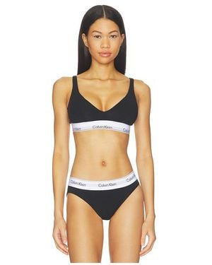 Calvin Klein Push Up Triangle Bralette - Orange
