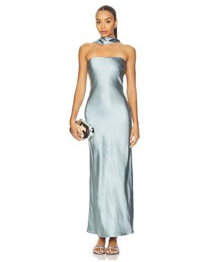 SNDY'S X Revolve Angelina Neck Tie Maxi Dress - White