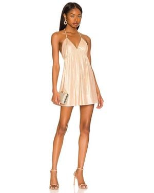 superdown Margo Halter Shift Dress - Natural