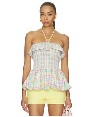 Maude Club Goldie Top En Talla (También En Xs, S, M, Xl) - Multicolor