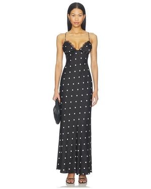 MORE TO COME X Blake Evin Isabella Slip Maxi Dress - Blue