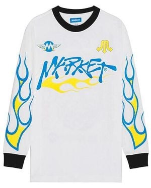 Market Loud Tシャツ - ホワイト