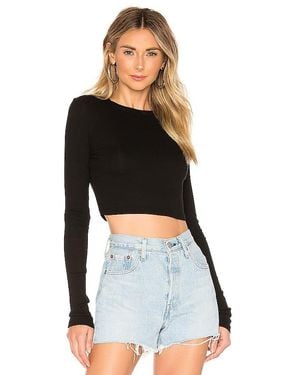Cotton Citizen Verona Crop Shirt - Black