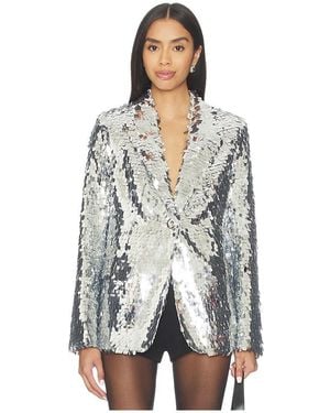 Simon Miller Blazer Leon Sequin - Weiß