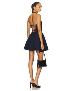 Fleur du Mal Sofia Flared Dress - Blau