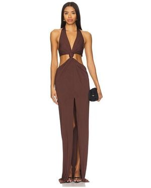 Nbd The Donyale Gown - Brown