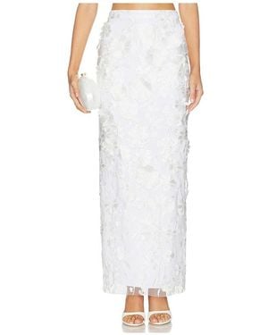 Lovers + Friends Lilia Maxi Skirt - White