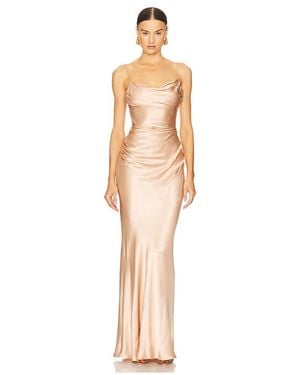 Shona Joy La Lune Lace Back Maxi Dress - Multicolour