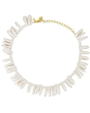 Lele Sadoughi Collar Corfu En Color Ivory Talla - Negro