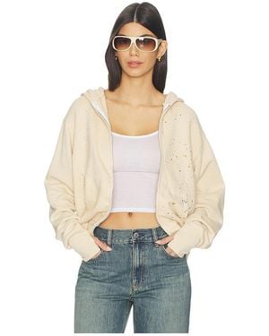Lauren Moshi Hezly Zip Up Hoodie - Blue