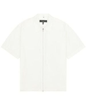 Rag & Bone Noah Short Sleeve Shirt - White