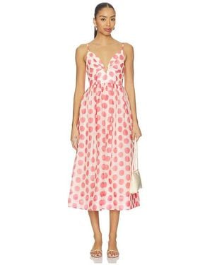 Cara Cara Pero Midi Dress - Pink