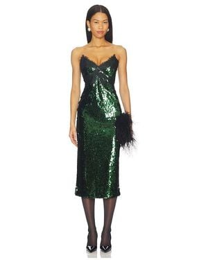 retroféte Kleid Ellen - Grün