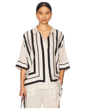 Jonathan Simkhai Bowman Oversized Button Down Shirt - Black