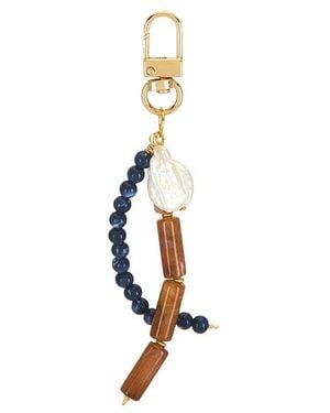 Casa Clara Ember Beaded Keychain - Blue
