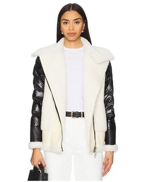Jocelyn Faux Moto Jacket - White