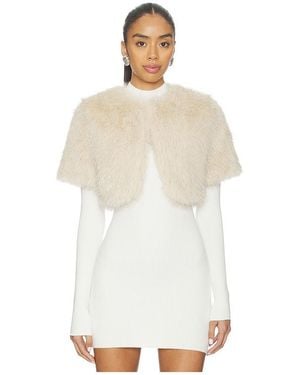 Unreal Fur Wings Bolero - White