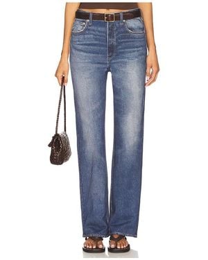 Rag & Bone Miramar Shea High Rise Relaxed Straight - Blue