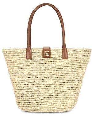 Anine Bing Chice Monogramm-Tragetasche - Natur