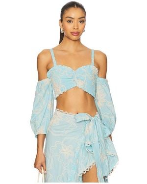 Waimari Nalu Top En Color Bebe Azul Talla (También En Xs)