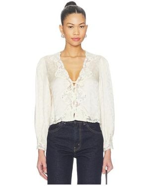 RIXO London Tove Top - White