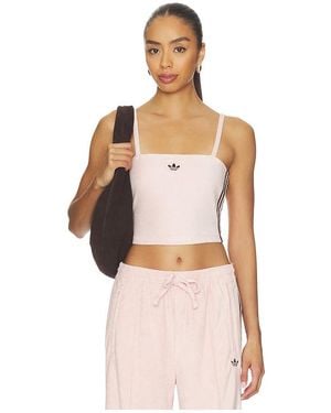 adidas Originals Terry Towel Tank Top - Pink