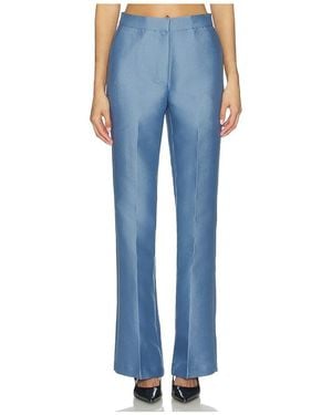 ALIGNE Figaro Satin Trouser - Blue