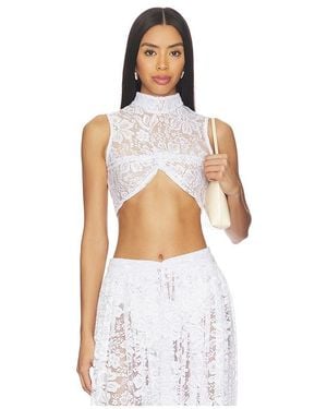 Mariandree Gaitan Maite Top - White