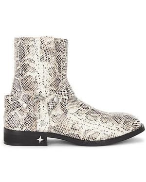 Duke & Dexter Harley Biker Boot - White