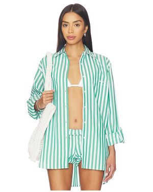Hunza G Chemise Cabana En. Taille Also En S-M - Bleu
