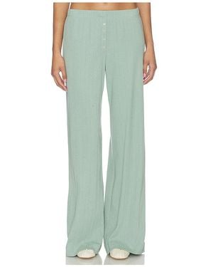 Leset Pointelle Boxer Pant - Green