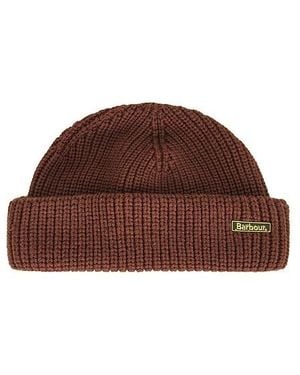 Barbour Mosely Beanie Hat - Brown