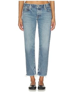 Moussy Riverside Tapered Jeans - Blue