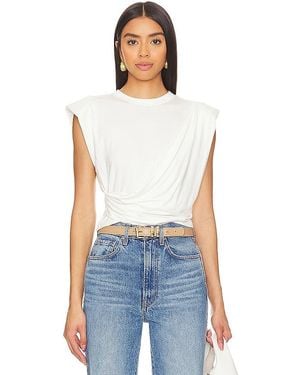 Jonathan Simkhai Estelle Clean Crop T Shirt - Blue